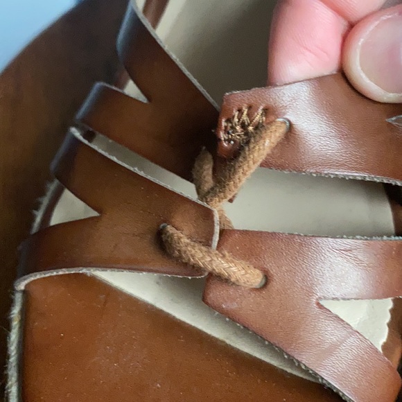 Guess Tan Leather Espadrilles 9.5 - Picture 7 of 7